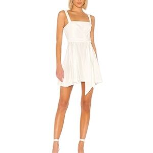NWOT BCBGeneration Tie Waist Mini Dress in Off White -  Size 6
